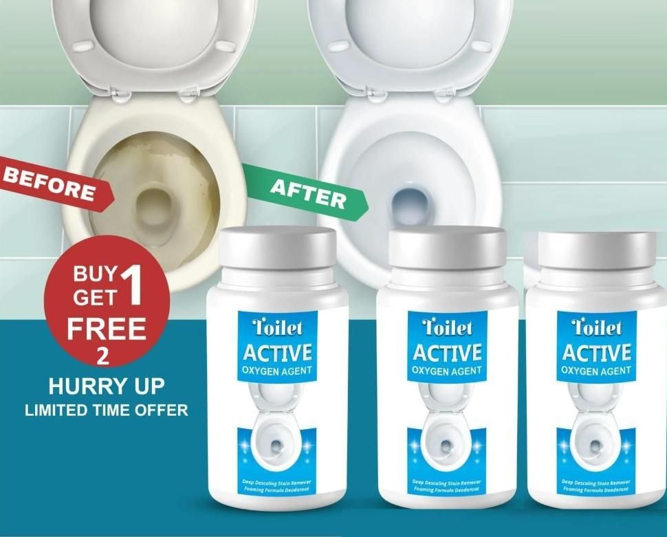 Powerful Toilet Active Oxygen Agent