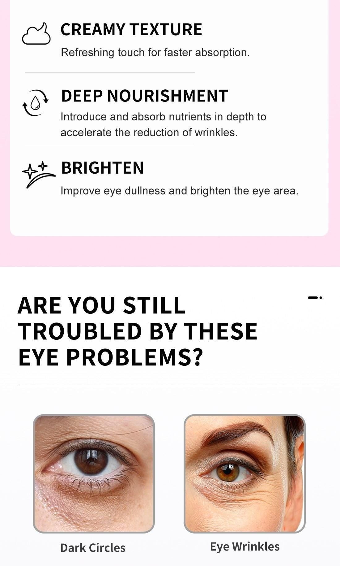 Bye Bye Dark Circles™ – Under Eye Cream with Coffee & Chia Seed Oil (2 Pack × 50 g)