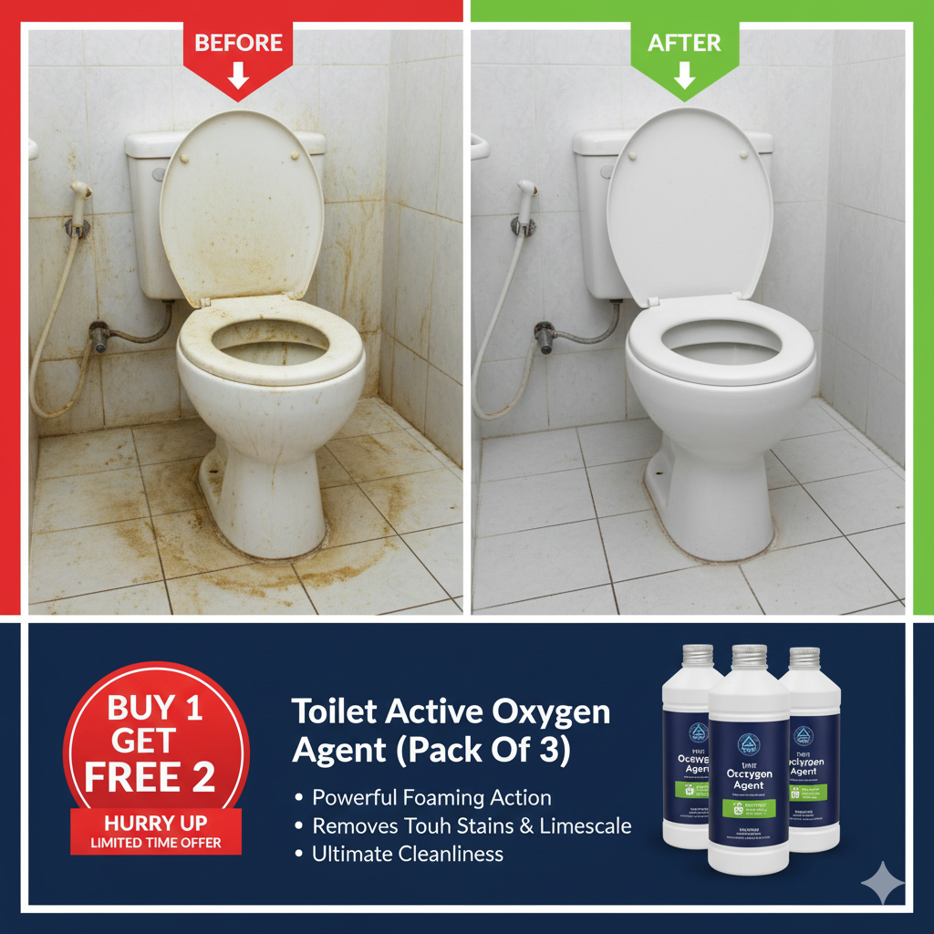 Powerful Toilet Active Oxygen Agent