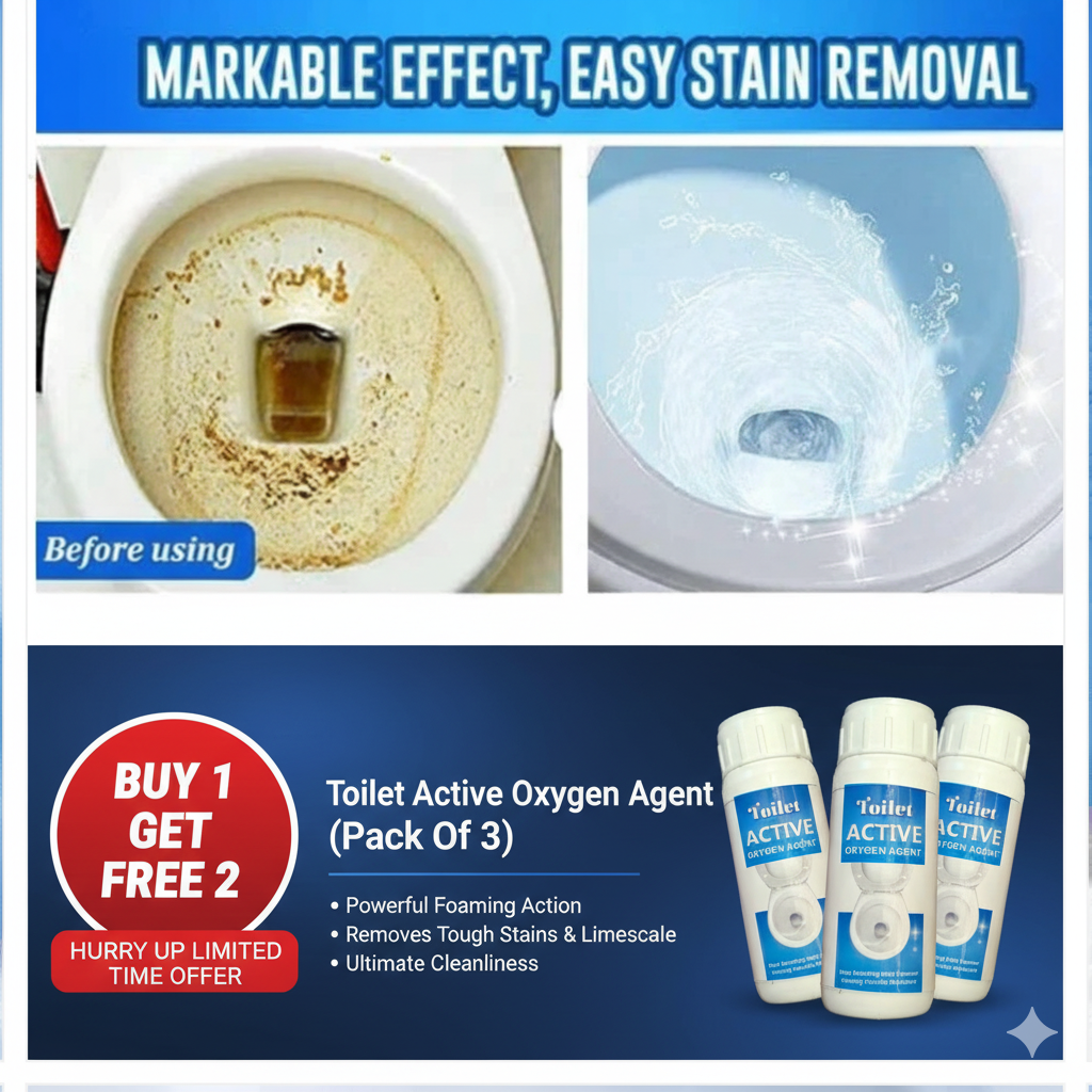 Powerful Toilet Active Oxygen Agent