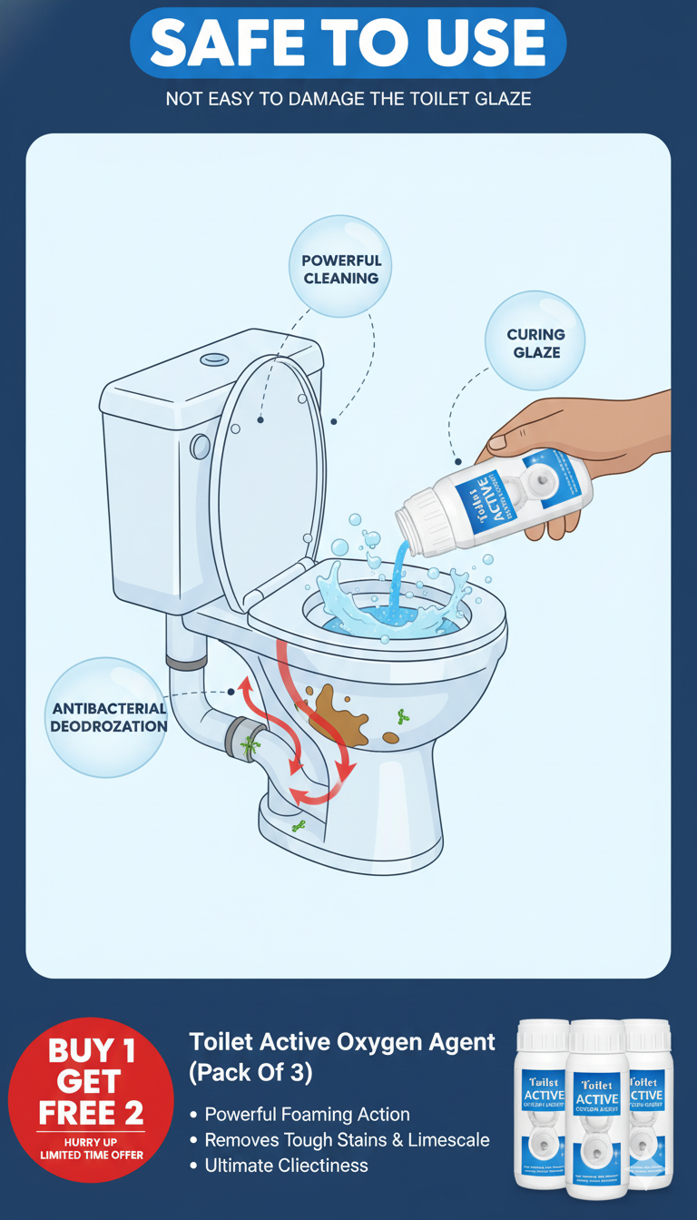 Powerful Toilet Active Oxygen Agent