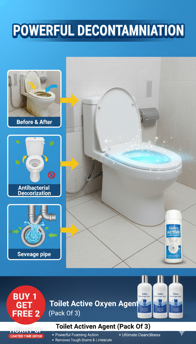 Powerful Toilet Active Oxygen Agent
