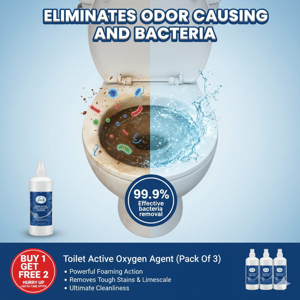 Powerful Toilet Active Oxygen Agent
