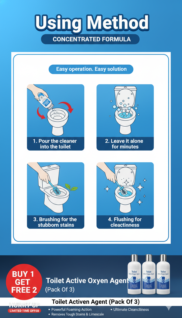 Powerful Toilet Active Oxygen Agent