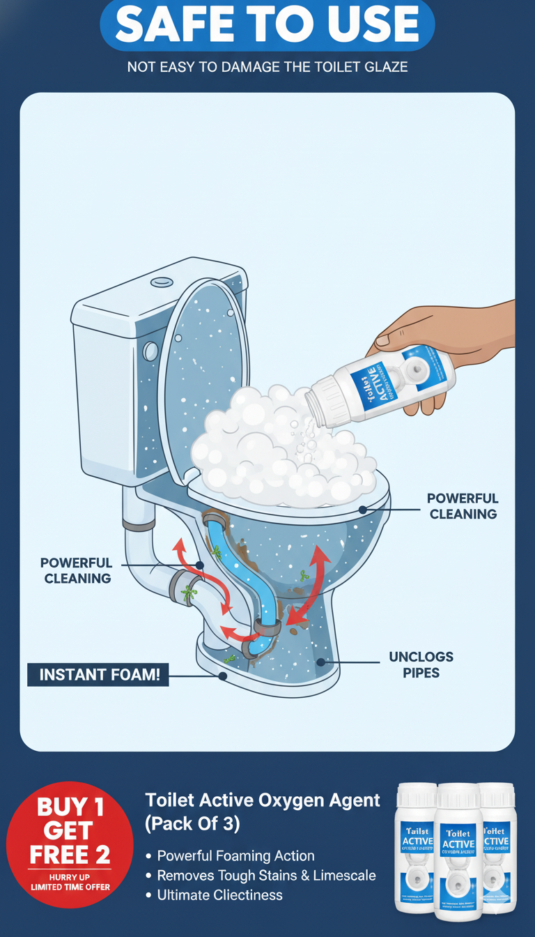 Powerful Toilet Active Oxygen Agent