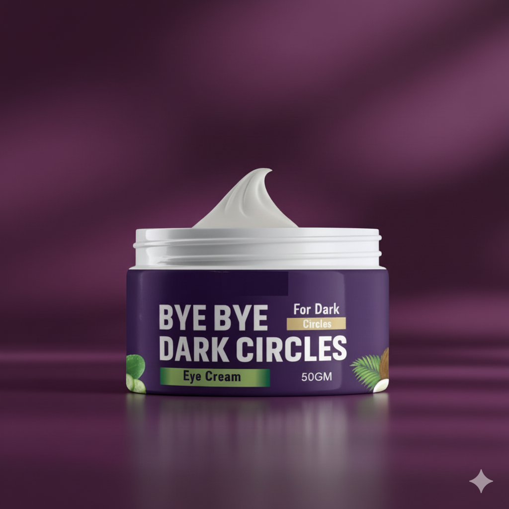 Bye Bye Dark Circles™ – Under Eye Cream with Coffee & Chia Seed Oil (2 Pack × 50 g)