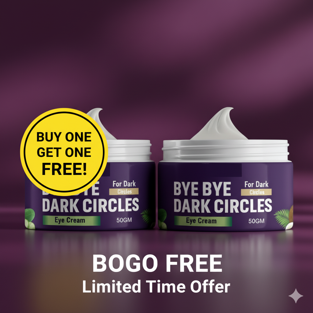 Bye Bye Dark Circles™ – Under Eye Cream with Coffee & Chia Seed Oil (2 Pack × 50 g)